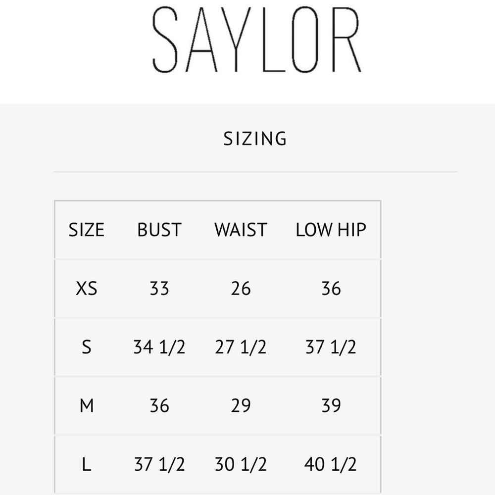 SAYLOR Dress Darian Crochet Lace Cutout Back Mini In Porcelain Rose L NWT - Picture 13 of 13